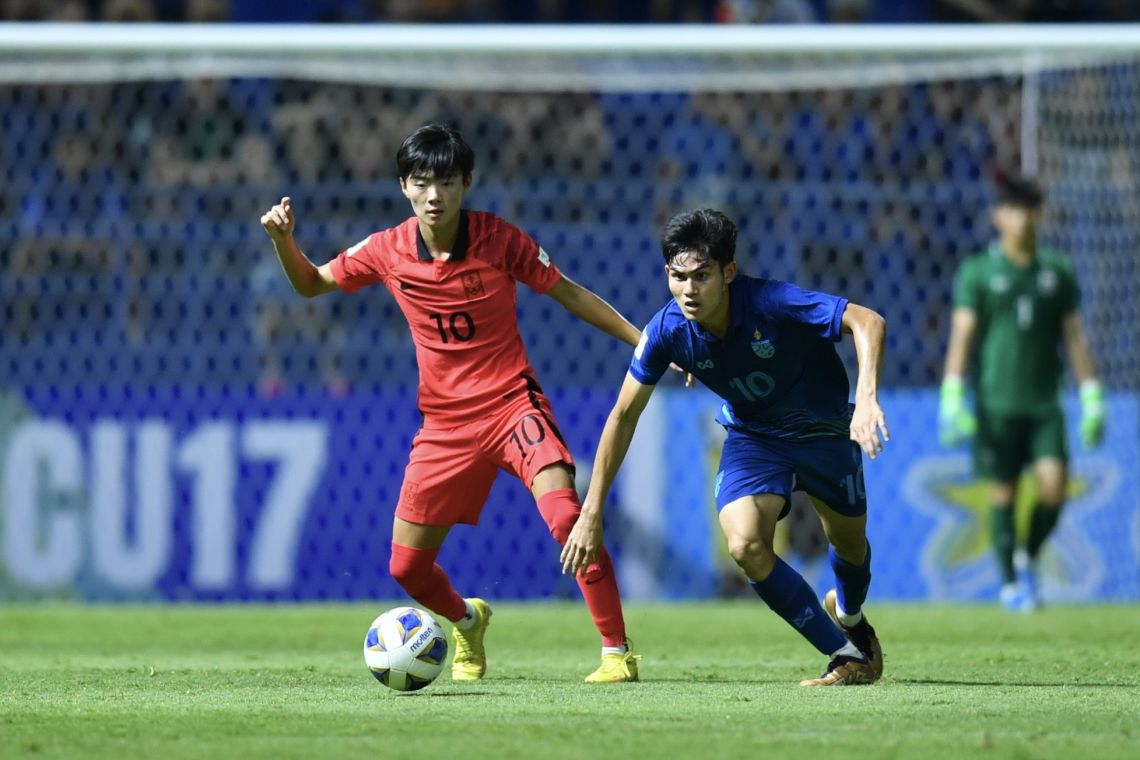 บอลไทย U17 พ่ายเกาหลี 1-4 พลาดตั๋วไปบอลโลก